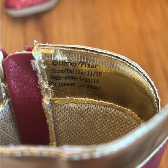 Disney Jessie Red and Gold Glitter Cowboy Boots - Picture 2 of 3